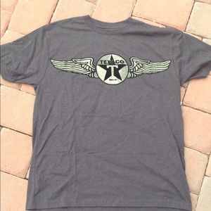 Men's Texaco Grey T-Shirt Size Large